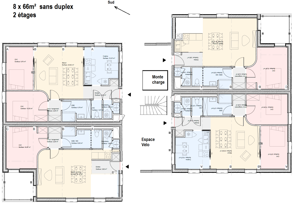 Unites de logement avec Communs reduit 2